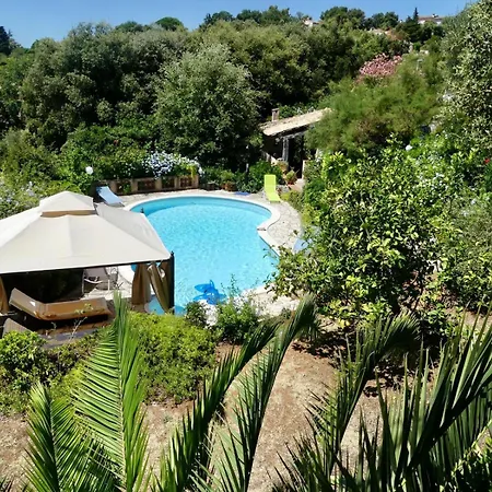 Les Mimosas Villa Biot Buitenkant foto